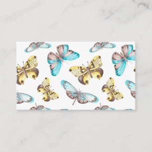 Tarjeta De Visita Arte de simetría de mariposa