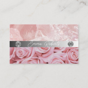 Tarjeta De Visita Arte de uñas Glam Glitter Chic Salón de manicura M