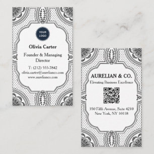 Tarjeta De Visita Arte Decorativo Deco Lujo