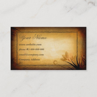 Tarjeta De Visita Arte del vintage