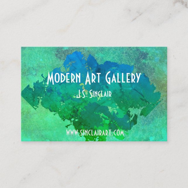 Tarjeta De Visita Arte moderno (Anverso)