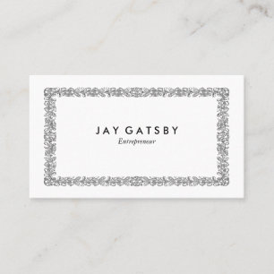 Tarjeta De Visita Arte personalizado vintage ornamental Art Nouveau