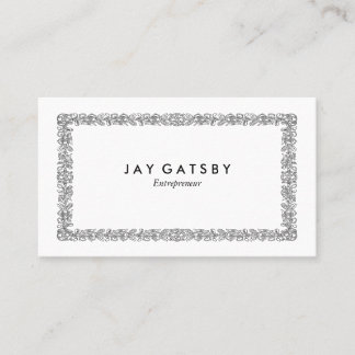 Tarjeta De Visita Arte personalizado vintage ornamental Art Nouveau