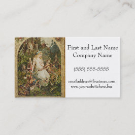 Tarjeta De Visita Arte romántico de cuento de hadas alemanas de niev
