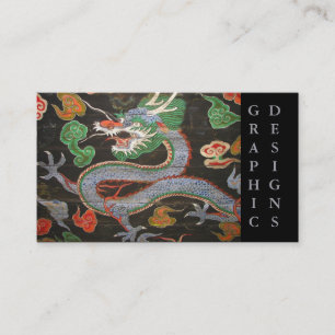 Tarjeta De Visita Arte surcoreano Namdaemun Sungnyemun del dragón