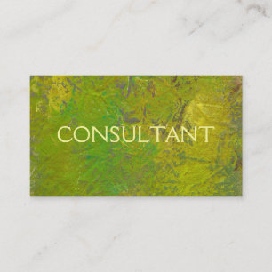 Tarjeta De Visita Arte único de la pintura de la diversión colorida