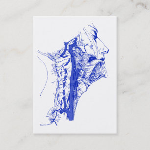 Tarjeta De Visita Arterias vertebrales humanas de la imagen médica