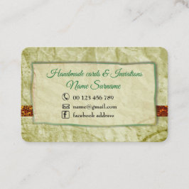 Tarjeta De Visita Artes hechos a mano