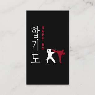 Tarjeta De Visita Artes marciales coreanas de Hapkido
