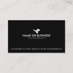 Tarjeta De Visita artes marciales simples