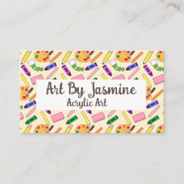 Tarjeta De Visita Artículos de arte coloridos