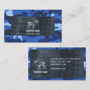 Tarjeta De Visita Artículos de campo para el ejército de camuflaje a