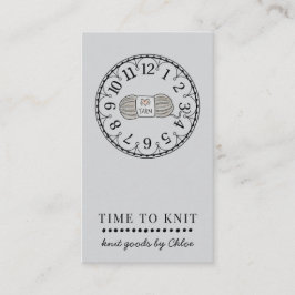 Tarjeta De Visita Artículos de Knit hechos a mano