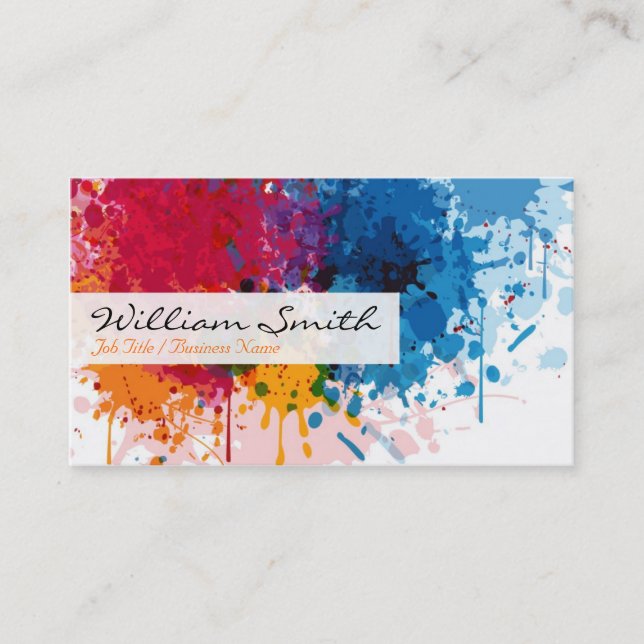 Tarjeta De Visita Artist (Anverso)