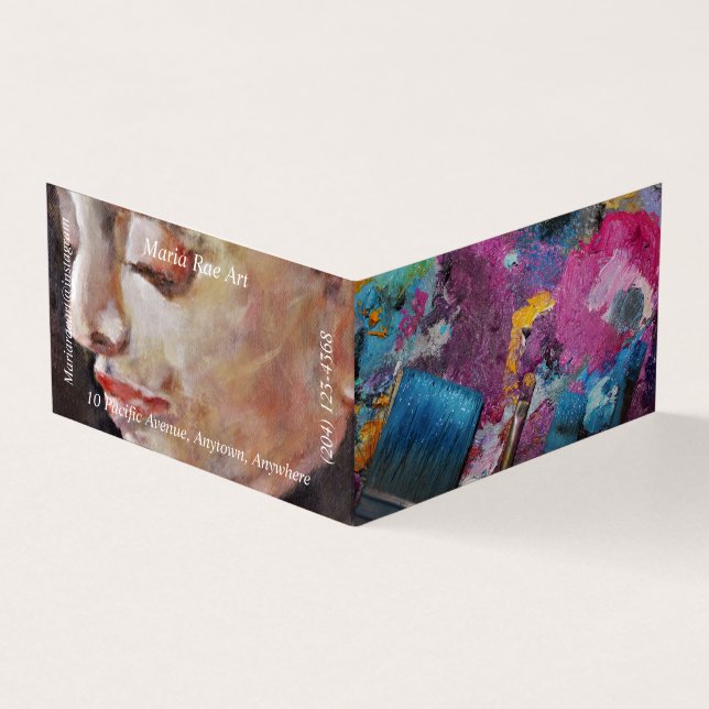 Tarjeta De Visita Artista (Exterior)