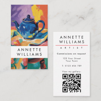 Tarjeta De Visita Artista: añade tu arte