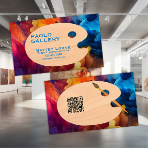Tarjeta De Visita Artista contemporáneo moderno