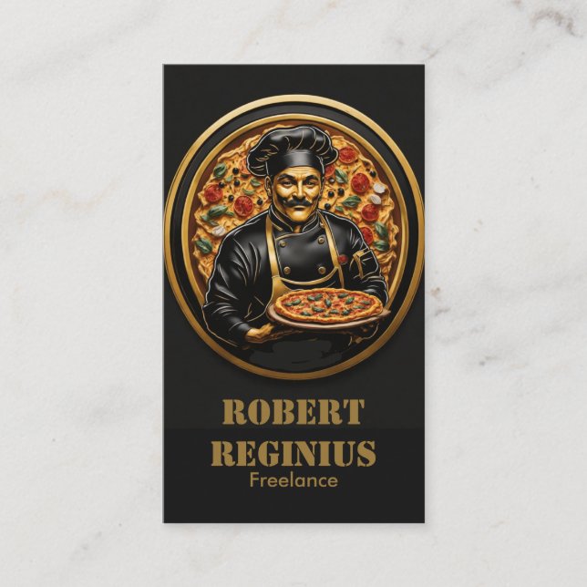 Tarjeta De Visita Artista culinaria: Capunk de Chef Pizza 2980 (Anverso)