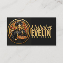 Tarjeta De Visita Artista culinaria: Pizza Chef