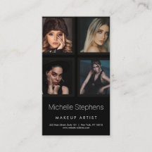 Artista de cabello y maquillaje de belleza negro