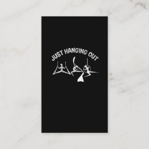 Tarjeta De Visita Artista de gimnasia aérea de yoga bailó Chica ae