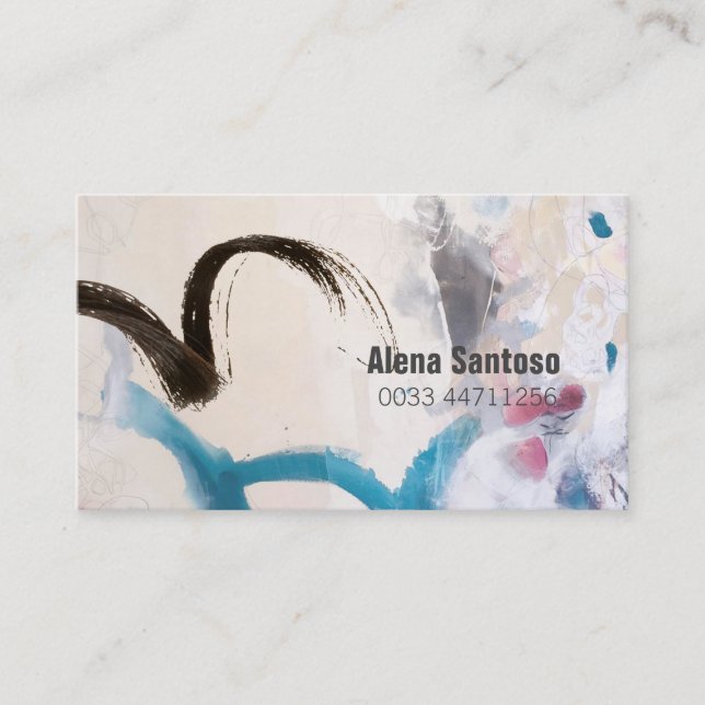 Tarjeta De Visita Artista de maquillaje (Anverso)