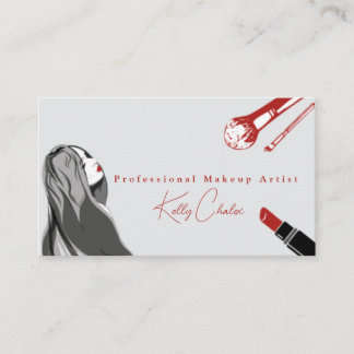 Tarjeta De Visita artista de maquillaje