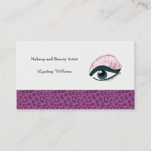 Tarjeta De Visita Artista de maquillaje