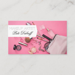 Tarjeta De Visita Artista de maquillaje