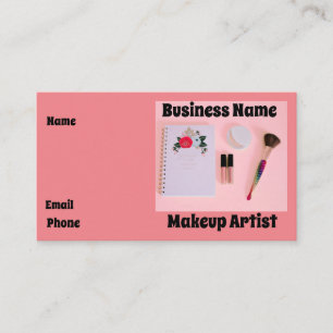 Tarjeta De Visita Artista de maquillaje