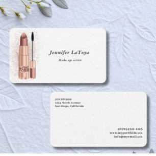 Tarjeta De Visita Artista de Maquillaje