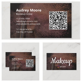 Tarjeta De Visita Artista de maquillaje