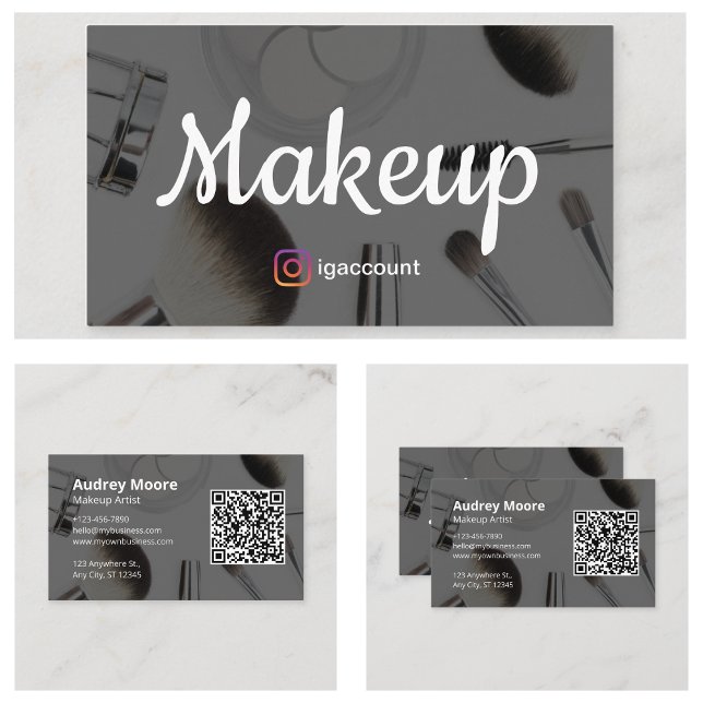 Tarjeta De Visita Artista de maquillaje (Makeup Artist Business Card
)