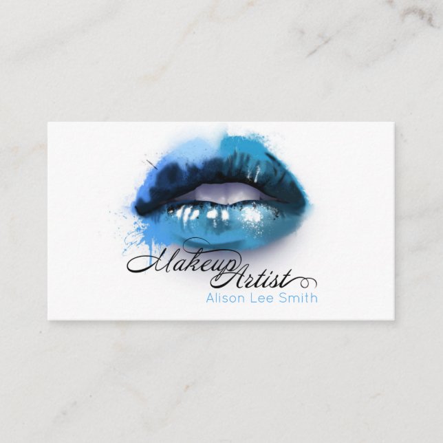 Tarjeta De Visita Artista de maquillaje (Anverso)