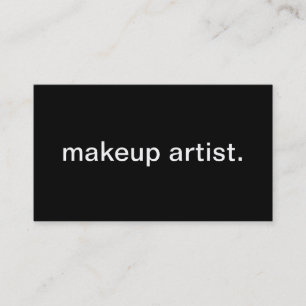 Tarjeta De Visita Artista de maquillaje