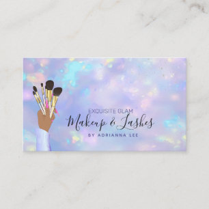 Tarjeta De Visita Artista de maquillaje Beautician Mua Salón De Bel