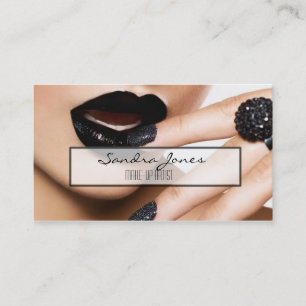 Tarjeta De Visita Artista de maquillaje, belleza, Skincare