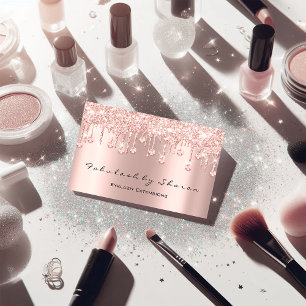Tarjeta De Visita Artista de maquillaje Bloguero de Eyelash Diamond