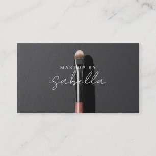 Tarjeta De Visita Artista de maquillaje Código QR Medios sociales