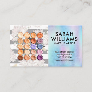 Tarjeta De Visita Artista de Maquillaje Cosméticos de Belleza Feme