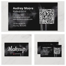 Tarjeta De Visita Artista de Maquillaje Cosmetólogo