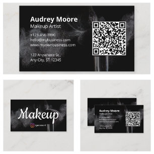 Tarjeta De Visita Artista de Maquillaje Cosmetólogo