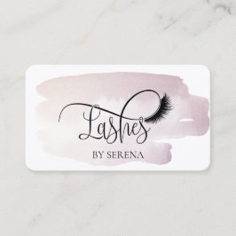 Tarjeta De Visita Artista de maquillaje de belleza - Watercolorear e