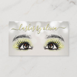 Tarjeta De Visita Artista de maquillaje de extensión de ceniza de co