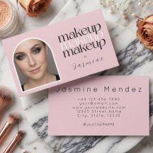 Artista de Maquillaje de Foto Simple Elegante Rosa