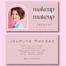 Artista de Maquillaje de Foto Simple Elegante Rosa