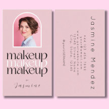 Artista de Maquillaje de Foto Simple Elegante Rosa