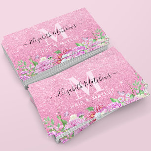 Tarjeta De Visita Artista de maquillaje de la peluquería