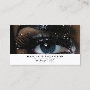 Tarjeta De Visita Artista de Maquillaje de Labios Rosados Modern Sal