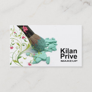 Tarjeta De Visita "Artista de maquillaje de los cosméticos de la